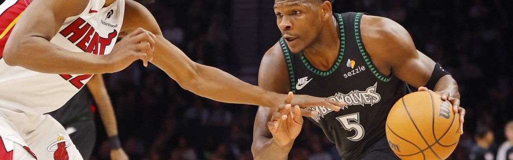 爱德华兹26+5戈贝尔13+17 鲍威尔21分森林狼大胜热火