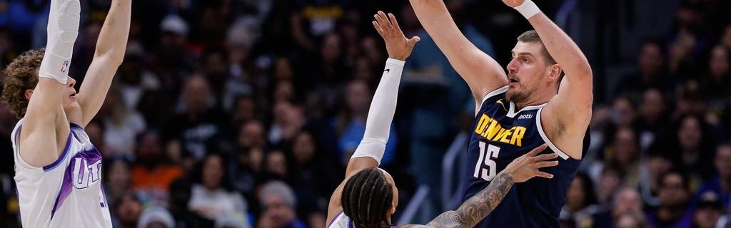 约基奇三双马尔卡宁27+8 掘金送爵士三连败