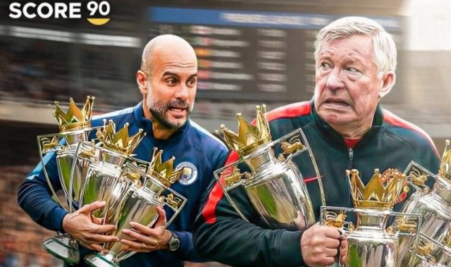 瓜迪奥拉紧追弗格森！欧洲五大联赛主帅冠军榜最新排名揭晓