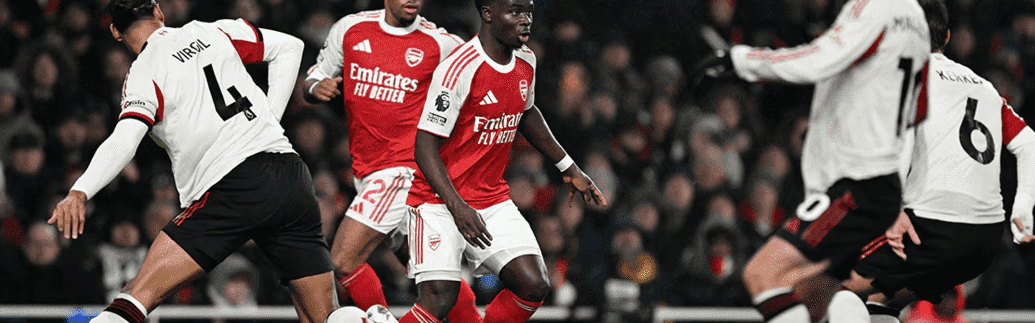 英超-布拉德利吊射中框+伤退 阿森纳0-0利物浦6分领跑